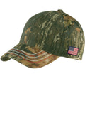 Port & Co ™  Americana Contrast Stitch Camouflage Cap. C909 - Port & Company C909