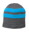 Port & Co ™  Fleece-Lined Striped Beanie Cap. C922 - Port & Company C922