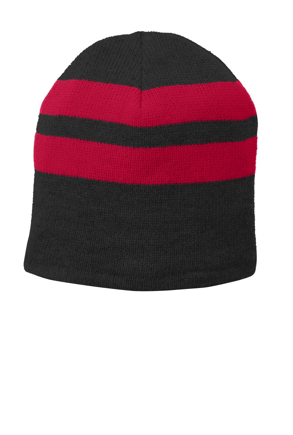 Port & Co ™  Fleece-Lined Striped Beanie Cap. C922 - Port & Company C922