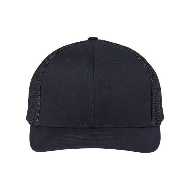 Richardson 112+ R - Flex Adjustable Trucker Cap - Richardson 112PL White Adjustable Hats