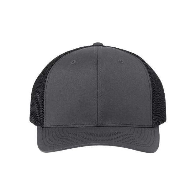 Richardson 112+ R - Flex Adjustable Trucker Cap - Richardson 112PL White Adjustable Hats