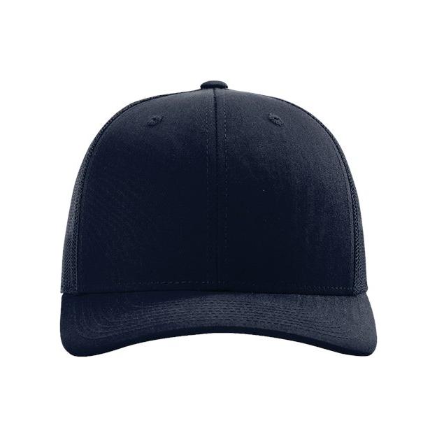 Richardson 112+ R - Flex Adjustable Trucker Cap - Richardson 112PL White Adjustable Hats