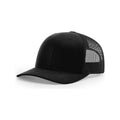 Richardson 112T - Richardson Tactical Trucker Hat Black OSFM Caps