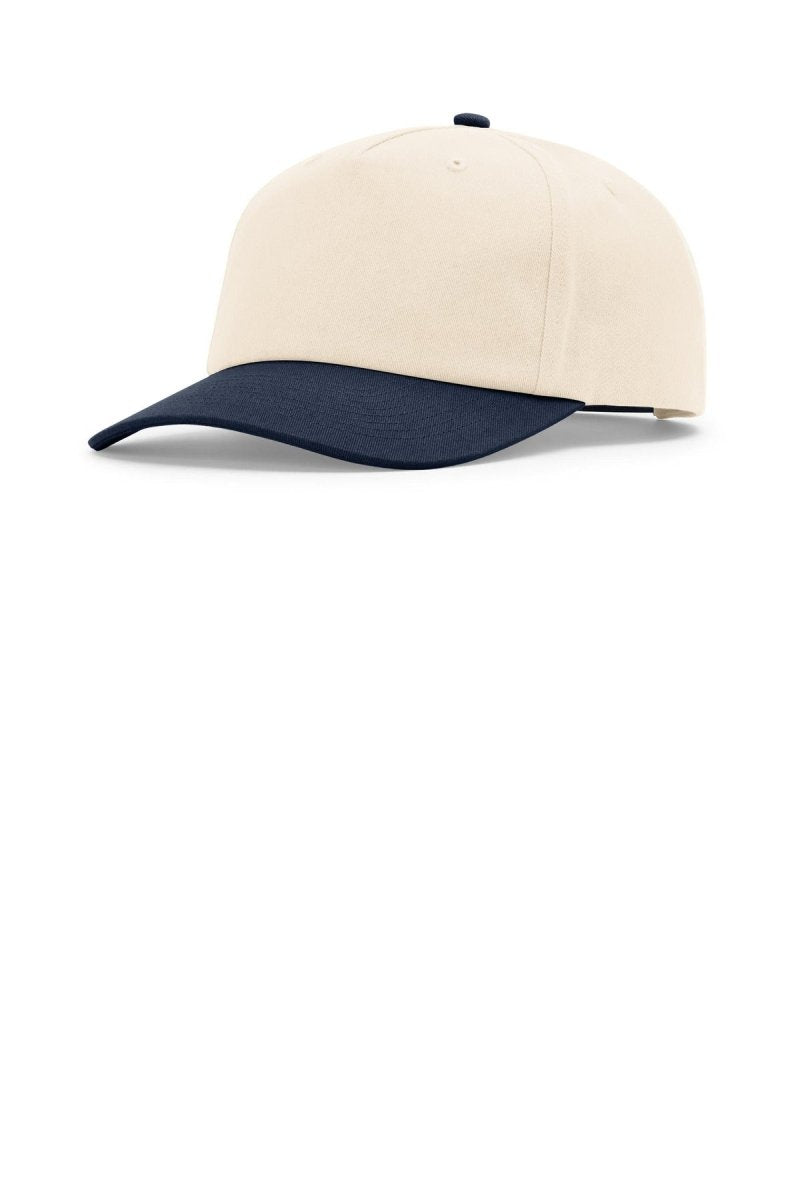 Richardson 5 - Panel Relaxed Gramps 356 - Richardson 356 Cream/ Cream/ Navy OSFA Caps