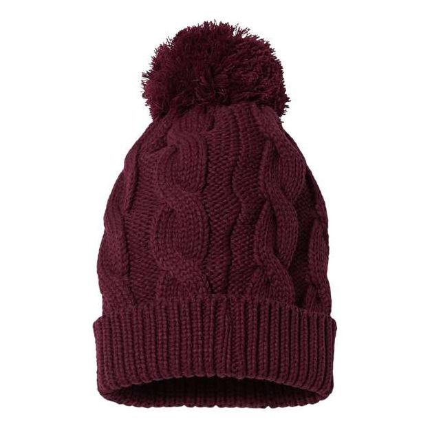 Richardson Chunk Twist Cuffed Beanie - Richardson 141R Stone/ Navy One Size Beanies