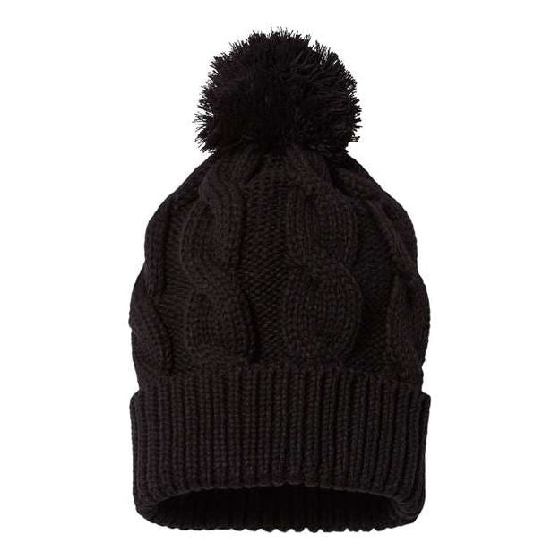 Richardson Chunk Twist Cuffed Beanie - Richardson 141R Stone/ Navy One Size Beanies
