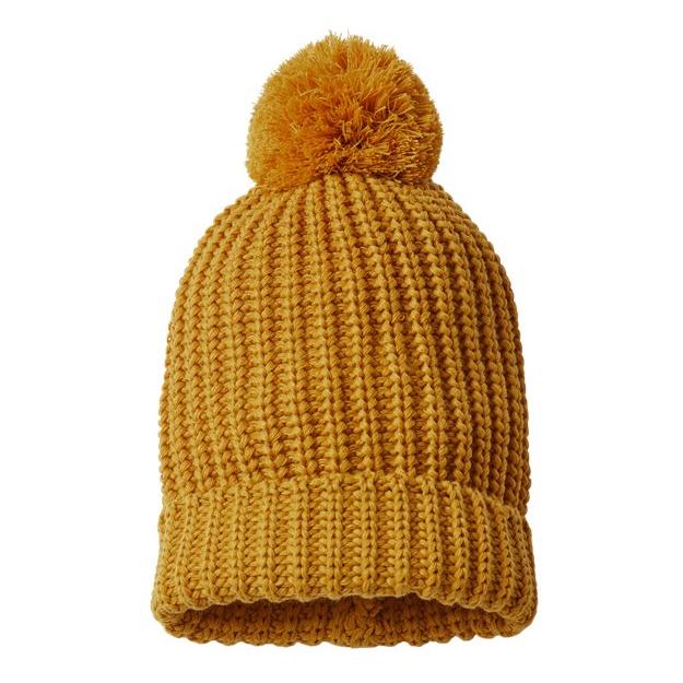 Richardson Chunky Cable Beanie - Richardson 143R Stone/ Navy One Size Beanies