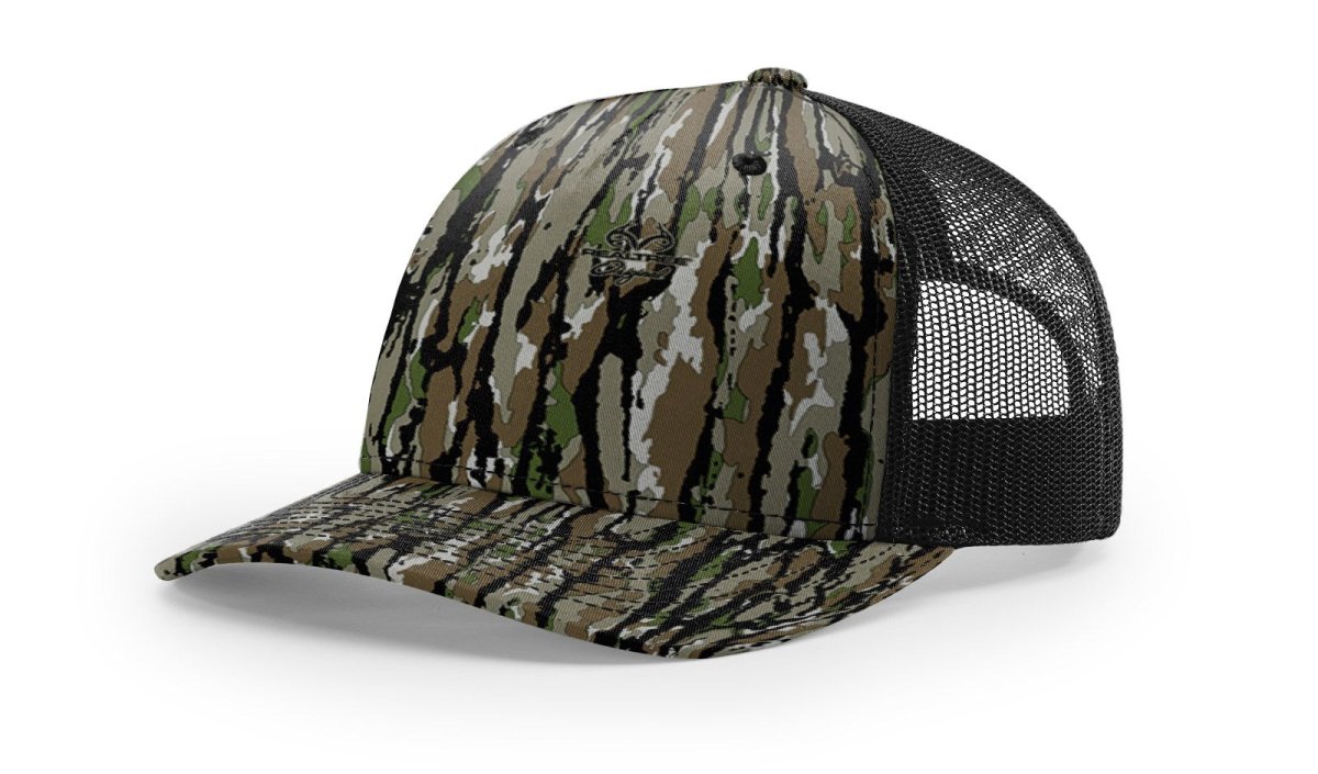 Richardson Five - Panel Printed Trucker Cap - Richardson 112PFP Realtree Original/ Black Adjustable Caps