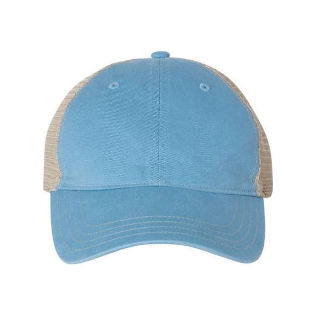 Richardson Garment - Washed Trucker Cap - Richardson 111 Texas Orange/ Khaki Adjustable Hats