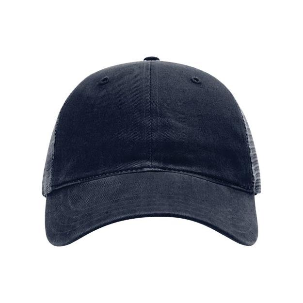 Richardson Garment - Washed Trucker Cap - Richardson 111 Texas Orange/ Khaki Adjustable Hats