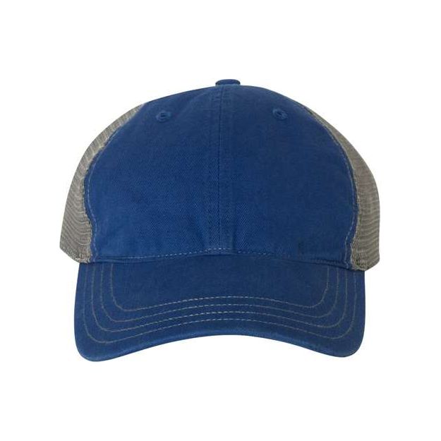Richardson Garment - Washed Trucker Cap - Richardson 111 Texas Orange/ Khaki Adjustable Hats