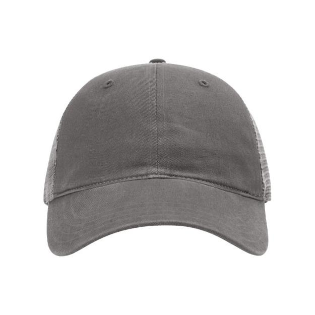 Richardson Garment - Washed Trucker Cap - Richardson 111 Texas Orange/ Khaki Adjustable Hats