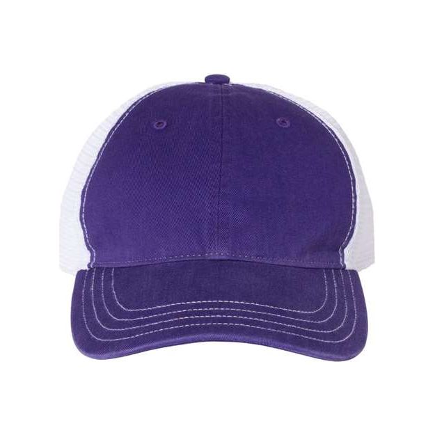 Richardson Garment - Washed Trucker Cap - Richardson 111 Texas Orange/ Khaki Adjustable Hats