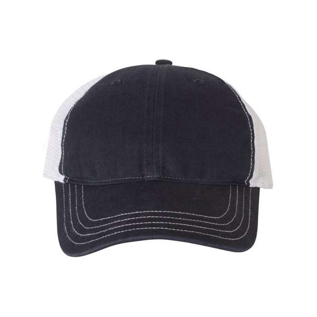 Richardson Garment - Washed Trucker Cap - Richardson 111 Texas Orange/ Khaki Adjustable Hats