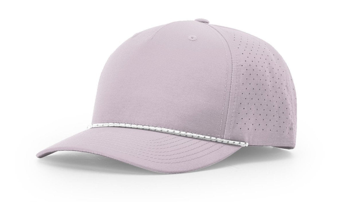 Richardson LASER PERF PERFORMANCE ROPE CAP - Richardson 355 Lilac/White - Grey Adjustable Caps