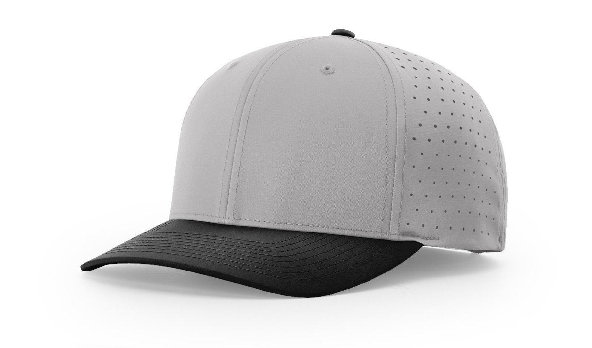 Richardson Laser Perf R - Flex Cap - Richardson 632 Black Adjustable Hats