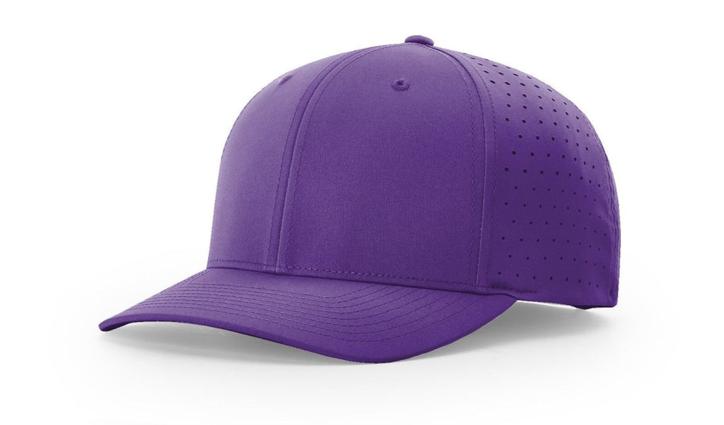 Richardson Laser Perf R - Flex Cap - Richardson 632 Black Adjustable Hats
