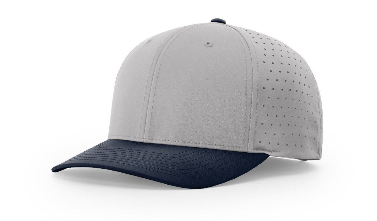 Richardson Laser Perf R - Flex Cap - Richardson 632 Black Adjustable Hats