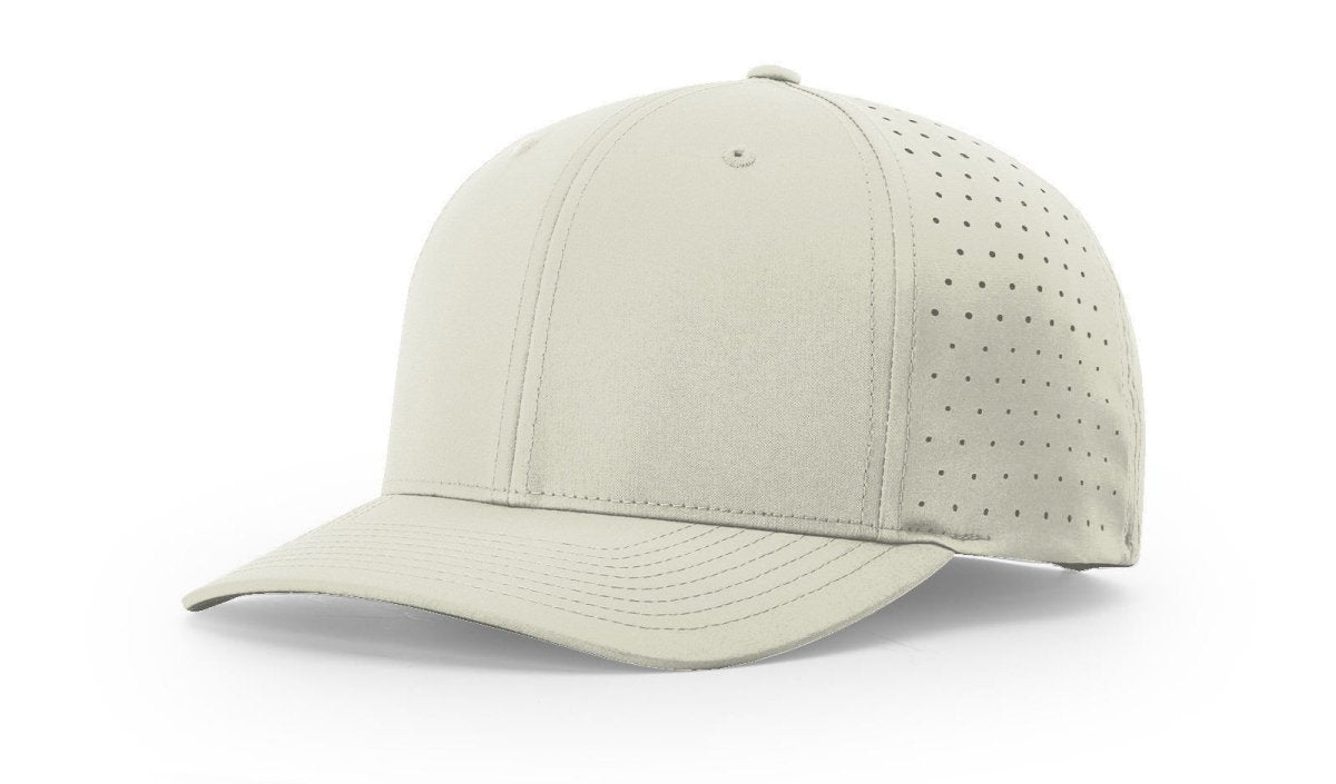 Richardson Laser Perf R - Flex Cap - Richardson 632 Black Adjustable Hats