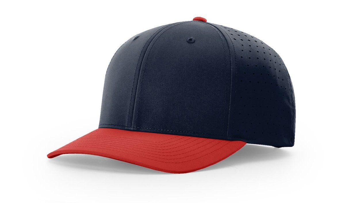 Richardson Laser Perf R - Flex Cap - Richardson 632 Black Adjustable Hats
