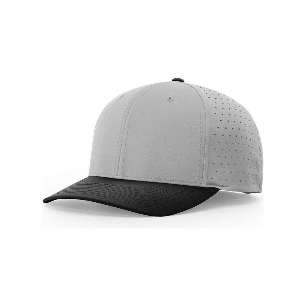 Richardson Laser Perf R - Flex Cap - Richardson 632 Black Adjustable Hats