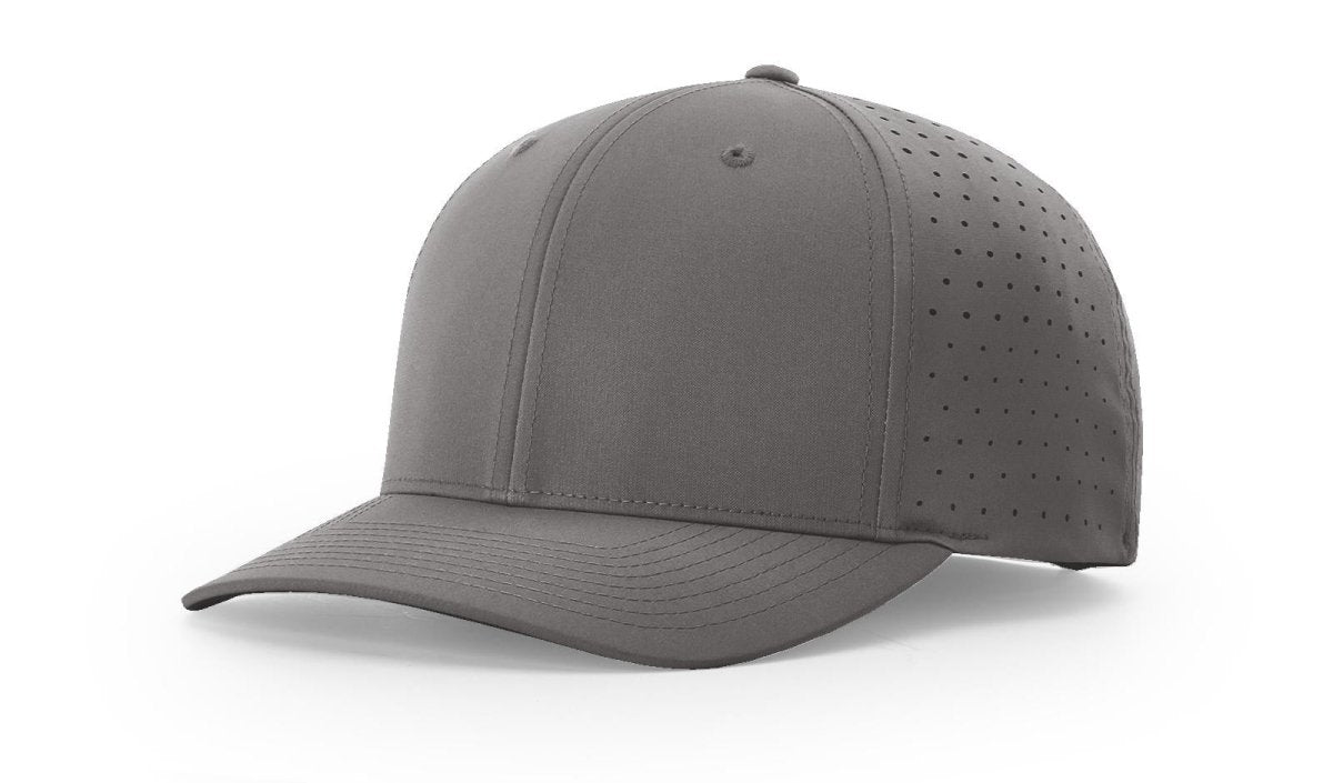 Richardson Laser Perf R - Flex Cap - Richardson 632 Charcoal Adjustable Hats