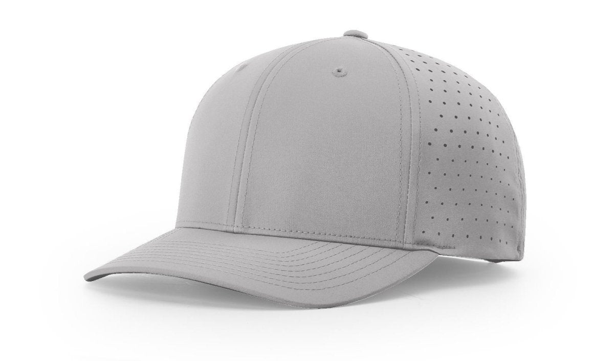 Richardson Laser Perf R - Flex Cap - Richardson 632 Grey Adjustable Hats