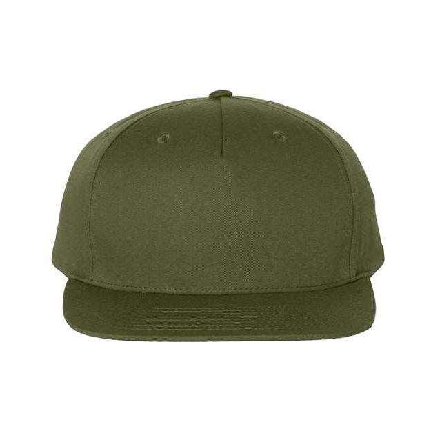 Richardson Pinch Front Structured Snapback Trucker Cap - Richardson 255 Navy Adjustable Hats