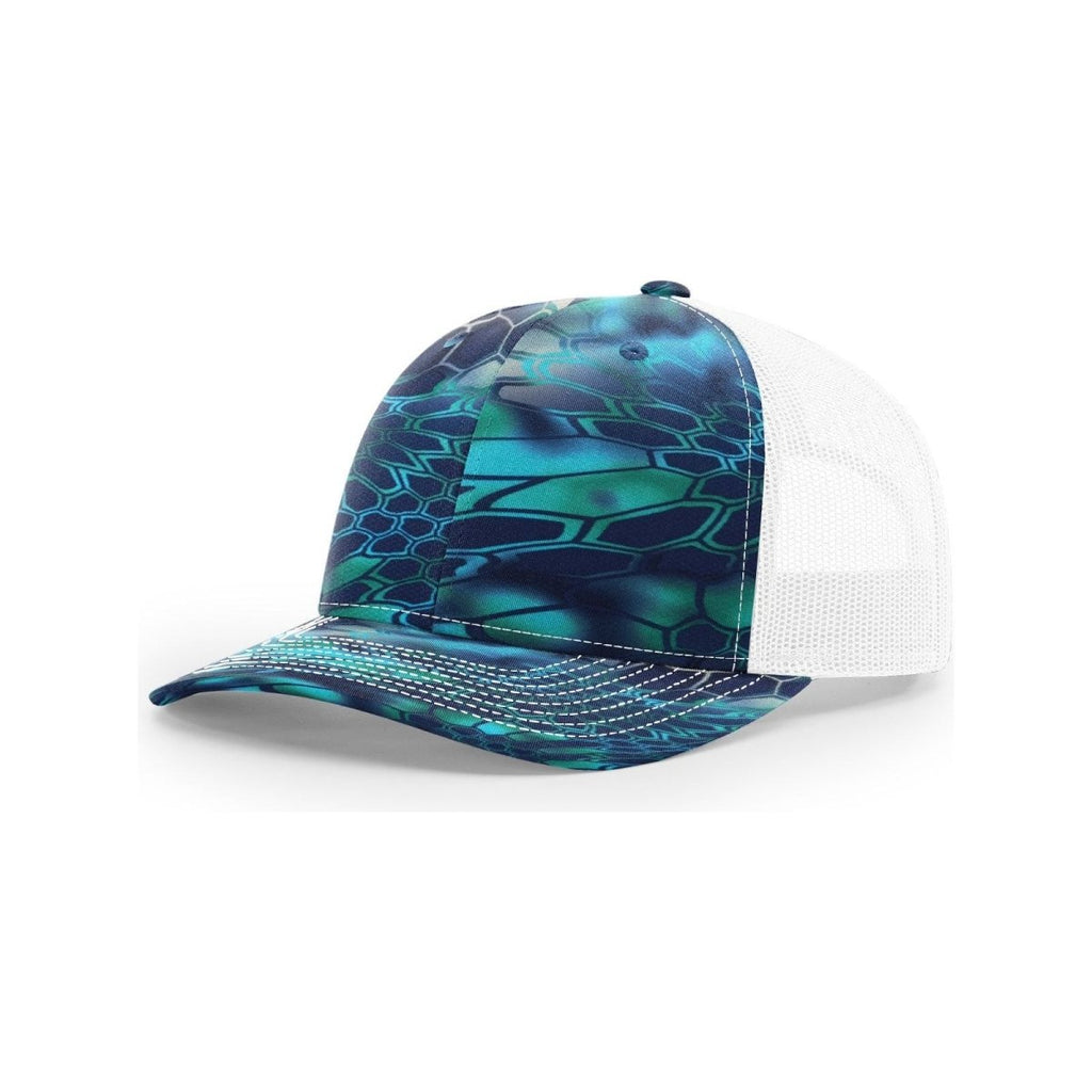Richardson Printed Trucker Cap - Richardson 112P Realtree Original/ Black Adjustable Caps