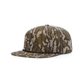 Richardson PRINTED Umpqua Snapback Cap - Richardson 256P Mossy Oak Bottomland w/ Black Rope Adjustable Hats