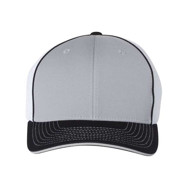 Richardson Pulse Sportmesh R - Flex Cap - Richardson 172 White/ Royal/ Red Tri S/M Caps