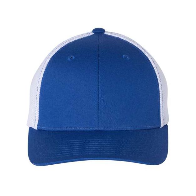 Richardson R - Flex Trucker Cap - Richardson 110 Royal/ White S/M Caps