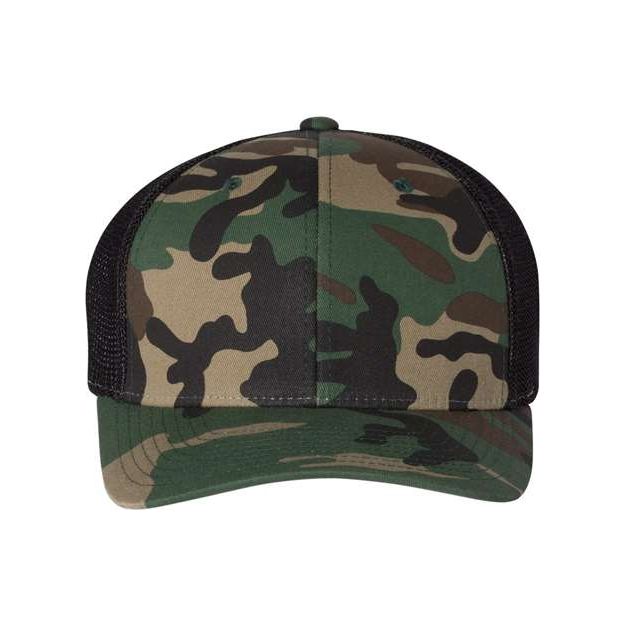 Richardson R - Flex Trucker Cap - Richardson 110 Royal/ White S/M Caps