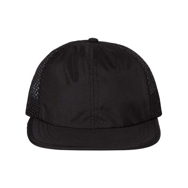 Richardson Rogue Wide Set Mesh Cap - Richardson 935 Black Adjustable Hats