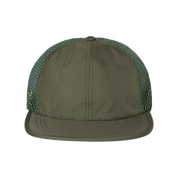 Richardson Rogue Wide Set Mesh Cap - Richardson 935 Texas Orange/ Khaki Adjustable Hats