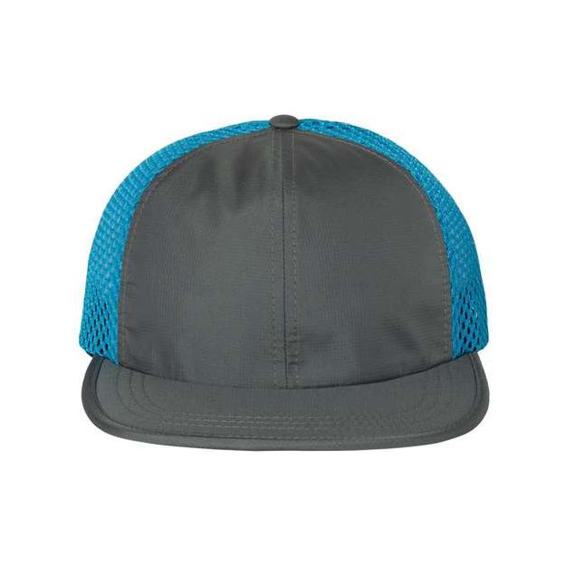 Richardson Rogue Wide Set Mesh Cap - Richardson 935 Texas Orange/ Khaki Adjustable Hats