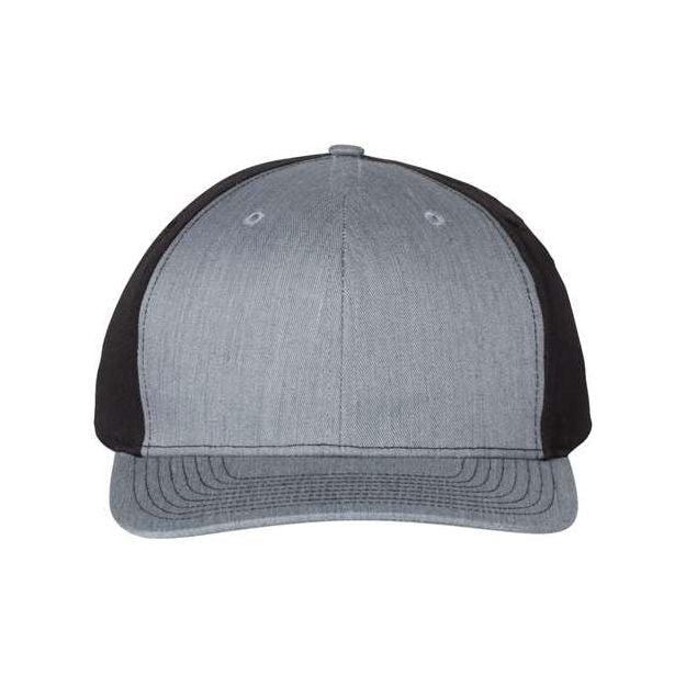 Richardson Twill Back Trucker Cap - Richardson 312 Royal/ White/ Red Adjustable Hats