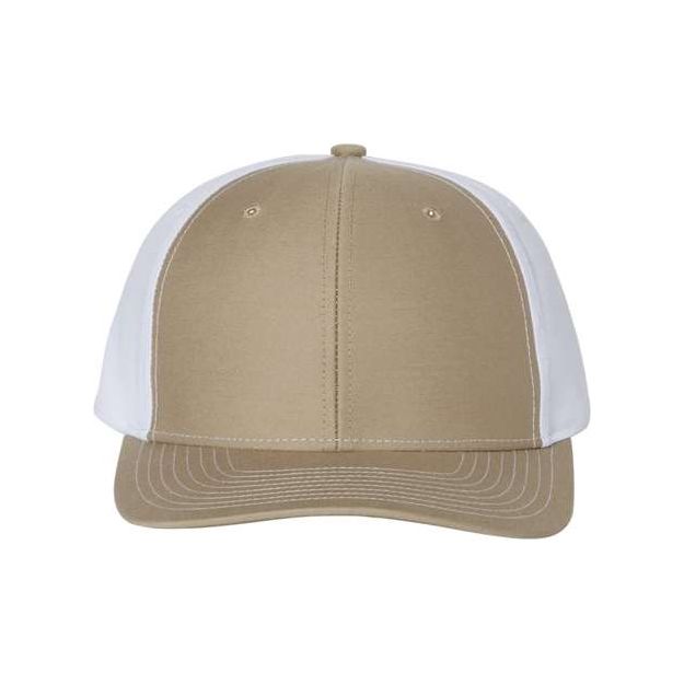 Richardson Twill Back Trucker Cap - Richardson 312 Royal/ White/ Red Adjustable Hats