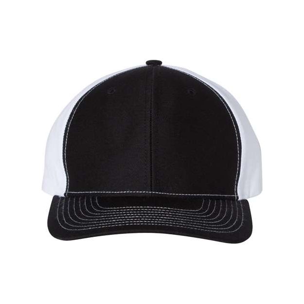Richardson Twill Back Trucker Cap - Richardson 312 Royal/ White/ Red Adjustable Hats