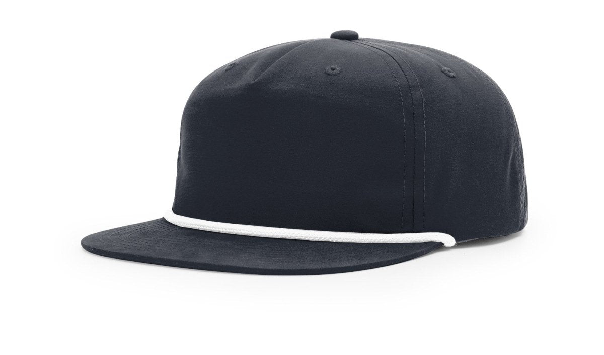 Richardson Umpqua Snapback Cap - Richardson 256 Midnight Navy/White Adjustable Hats