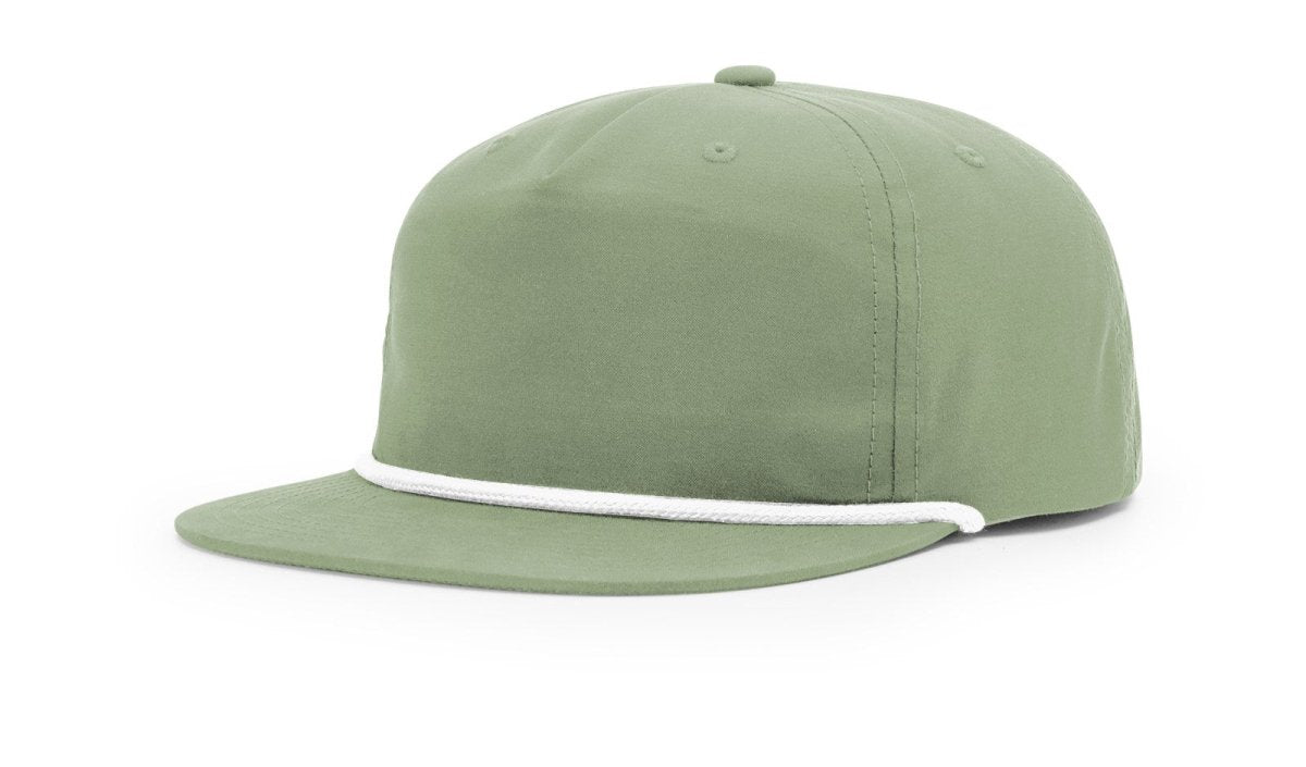 Richardson Umpqua Snapback Cap - Richardson 256 Sage/White Adjustable Hats