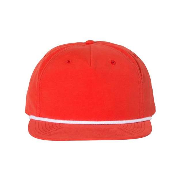 Richardson Umpqua Snapback Cap - Richardson 256 White/ Black Adjustable Hats