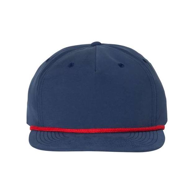 Richardson Umpqua Snapback Cap - Richardson 256 White/ Black Adjustable Hats