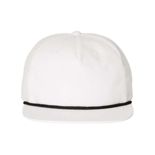 Richardson Umpqua Snapback Cap - Richardson 256 White/ Black Adjustable Hats