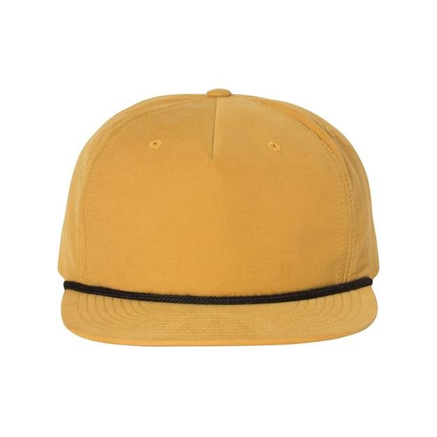 Richardson Umpqua Snapback Cap - Richardson 256 White/ Black Adjustable Hats