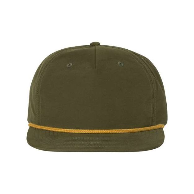 Richardson Umpqua Snapback Cap - Richardson 256 White/ Black Adjustable Hats