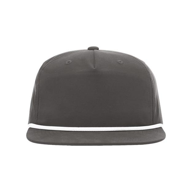Richardson Umpqua Snapback Cap - Richardson 256 White/ Black Adjustable Hats