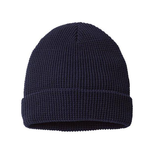 Richardson Waffle Cuffed Beanie - Richardson 146R Rust One Size Beanies