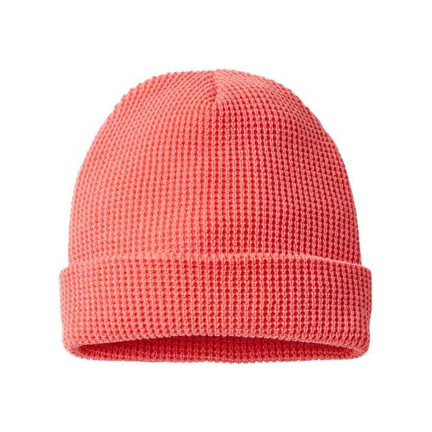 Richardson Waffle Cuffed Beanie - Richardson 146R Rust One Size Beanies