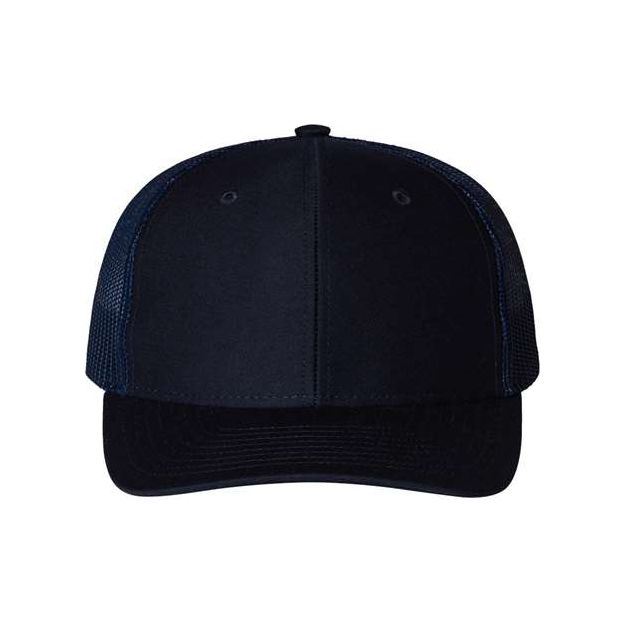 Richardson Youth Trucker Snapback Cap - Richardson 112Y Navy Adjustable Hats